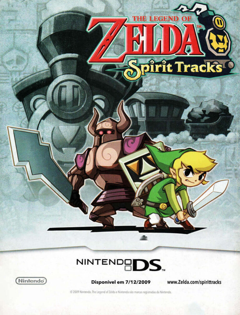 Propaganda The Legend of Zelda Spirit Tracks - NGamer Brasil 30 - 2009