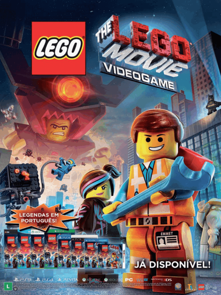 Propaganda The Lego Movie - Revista PlayStation 187 - 2014