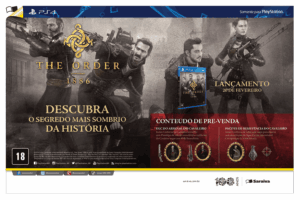 Propaganda The Order 1886 (Saraiva) - PlayStation 200 - 2015