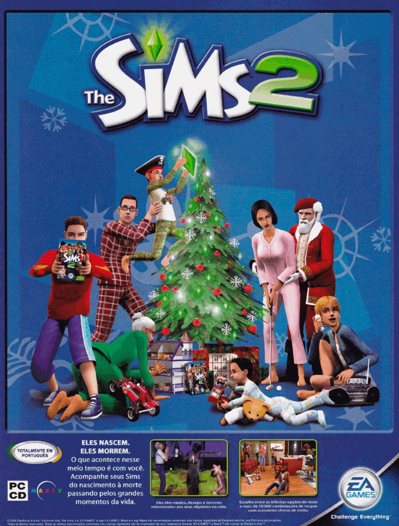 Propaganda The Sims 2 - EGM Brasil 34 - 2004