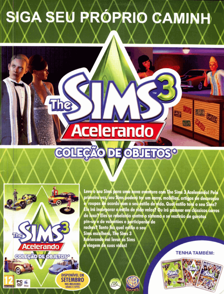 Propaganda The Sims 3 Acelerando - EGM Brasil 104 - 2010