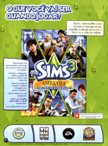 Propaganda The Sims 3 Ambições - FullGames 101 - 2010
