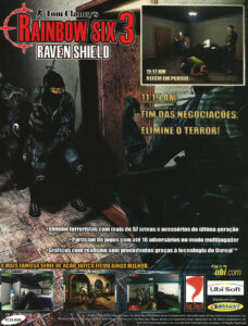 Propaganda Tom Clancy's Rainbow Six 3 Raven Shield - EGM Brasil 12 - 2003