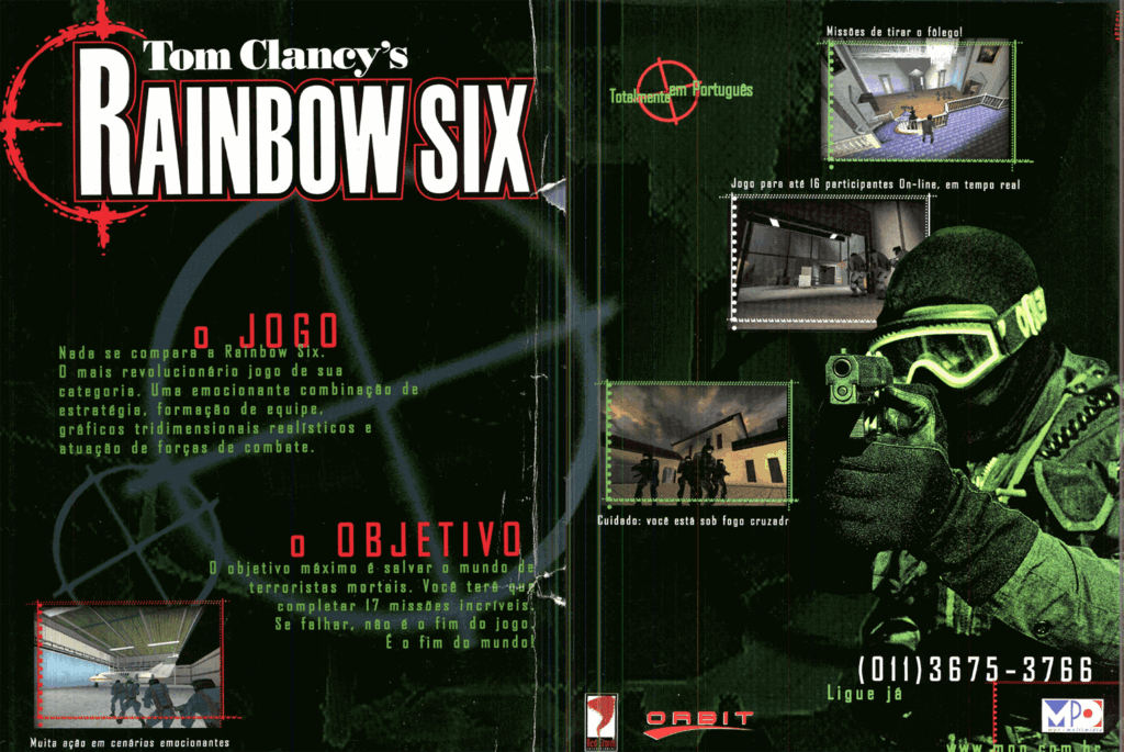 Propaganda Tom Clancy's Rainbow Six - Revista do CD-Rom 43 - 1999