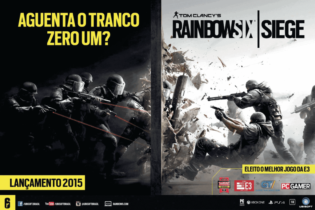 Propaganda Tom Clancy's Rainbow Six Siege - Revista Oficial Xbox 108 - 2015
