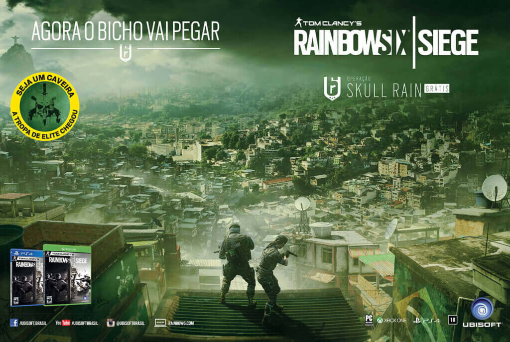 Propaganda Tom Clancy's Rainbow Six Siege - Revista PlayStation 222 - 2016
