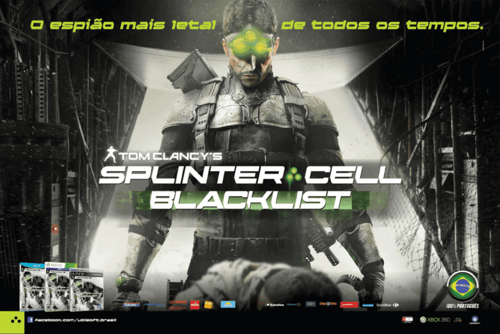 Propaganda Tom Clancy's Splinter Cell Blacklist - XBOX 360 85 - 2013