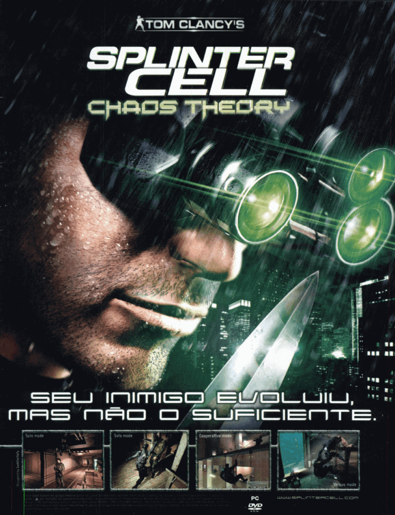 Propaganda Tom Clancy's Splinter Cell Chaos Theory - EGM Brasil 38 - 2005