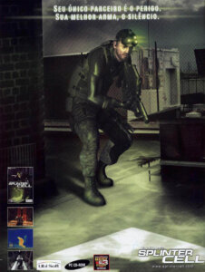 Propaganda Tom Clancy's Splinter Cell - EGM Brasil 10 - 2003