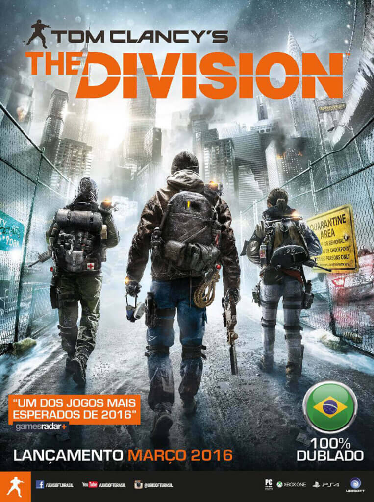 Propaganda Tom Clancy's The Division - Revista Xbox 117 - 2016