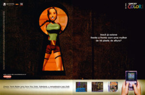Propaganda Tomb Raider (Game Boy Color) - Nintendo World 23 - 2000