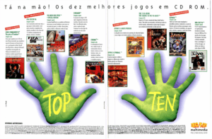 Propaganda Top Ten Tec Toy - Revista do CD-Rom 15 - 1996