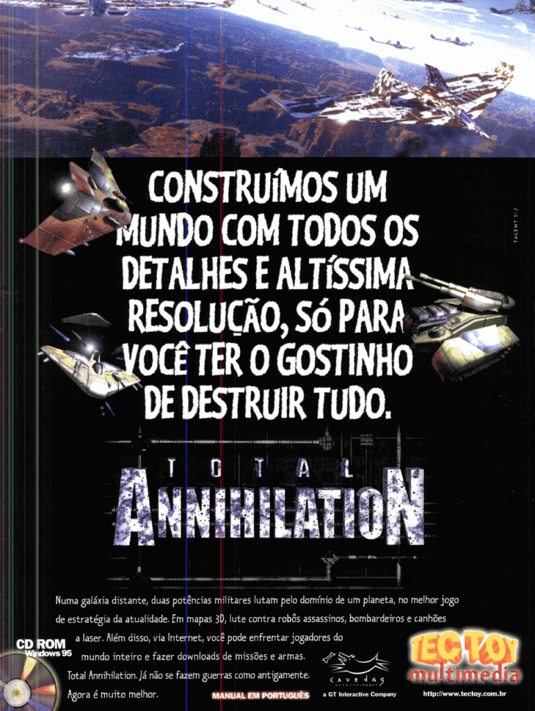 Propaganda Total Annihilation - Revista do CD-Rom 29 - 1997