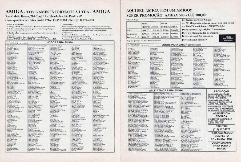 Propaganda Toy Games - CPU Amiga 01 - 1992