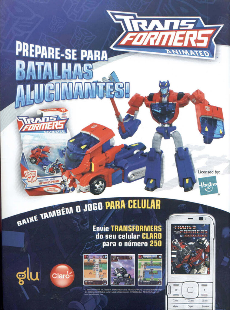 Propaganda Transformers (Glu) - Dicas & Truques para PlayStation 117 - 2008
