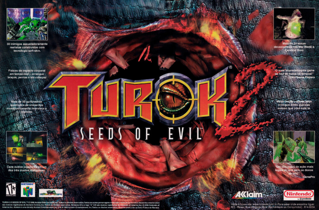 Propaganda Turok 2 Seeds of Evil - Nintendo World 06 - 1999