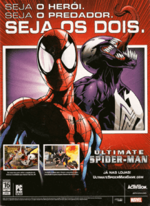Propaganda Ultimate Spider-Man - EGM Brasil 45 - 2005
