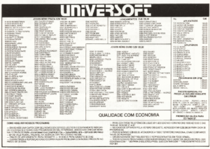 Propaganda Universoft - MSX Micro 12 - 1987