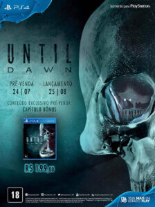 Propaganda Until Dawn - Revista PlayStation 209 - 2015