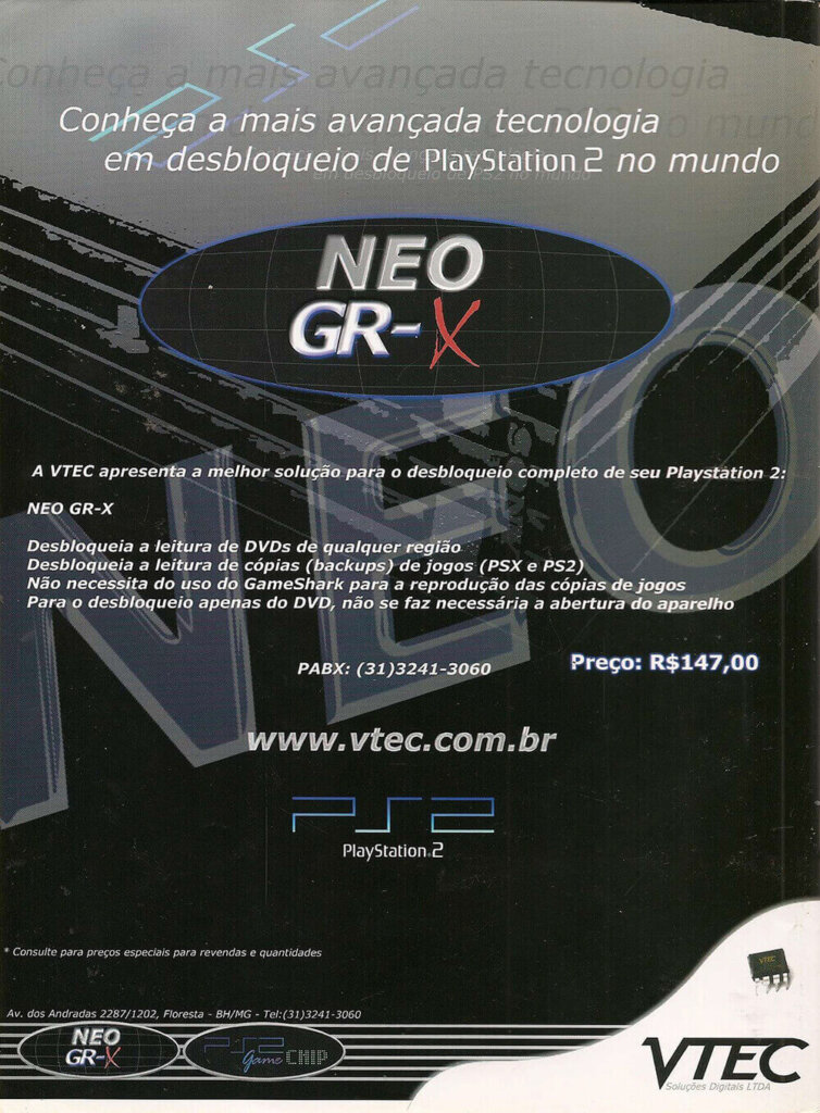 Propaganda VTEC - Dicas & Truques para PlayStation 32 - 2001
