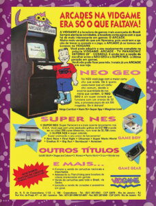Propaganda VidGame - Ação Games 05 - 1991