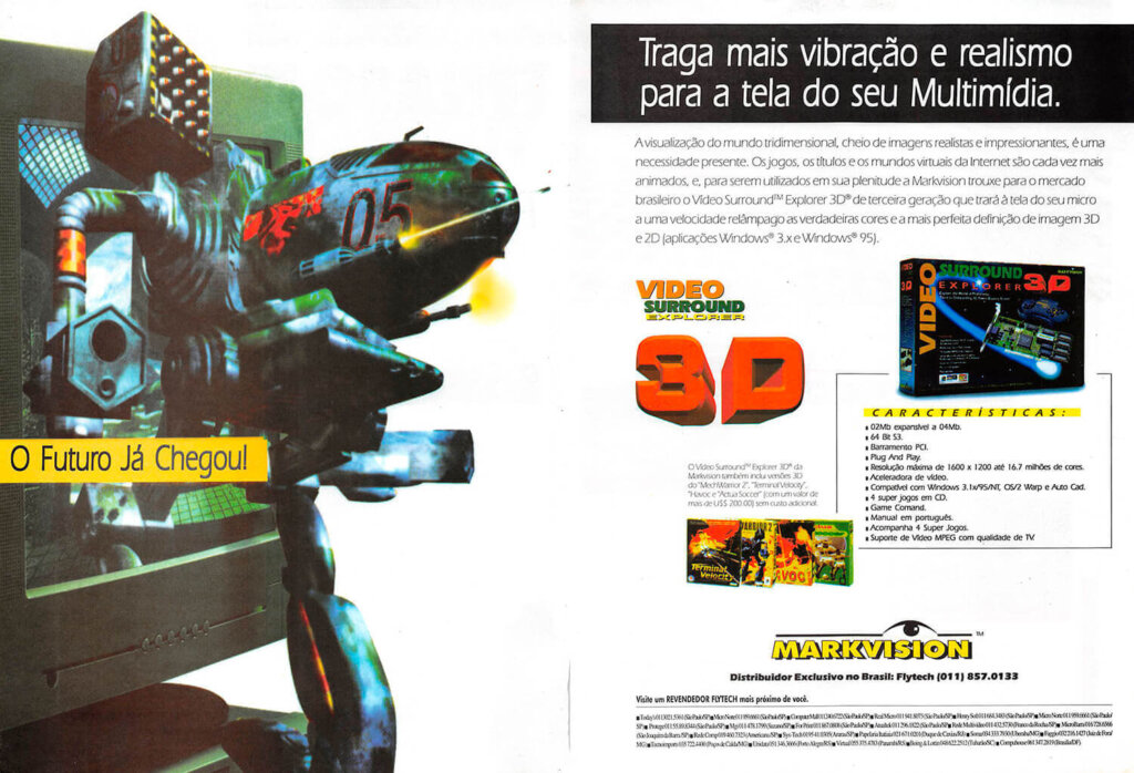 Propaganda Video Surround Explorer 3D - Computer Games 29 - 1996