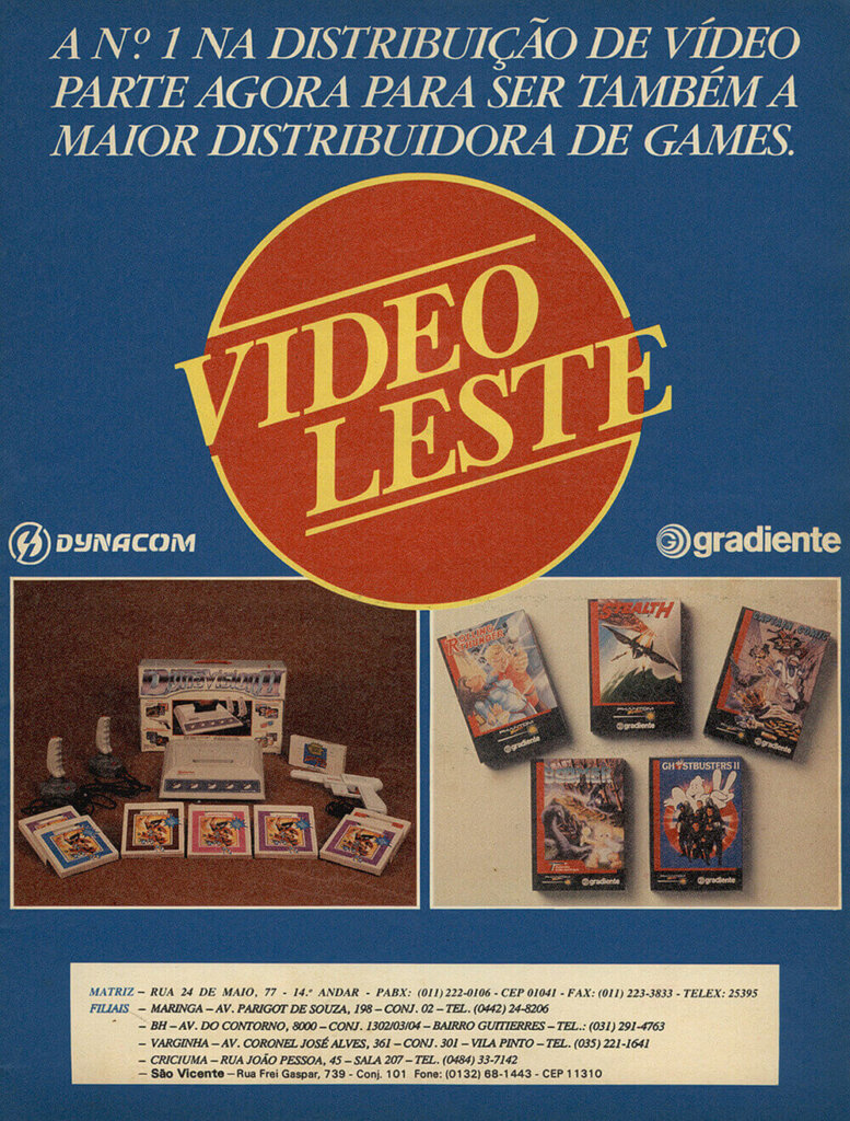 Propaganda VideoLeste - Ação Games 01 - 1991