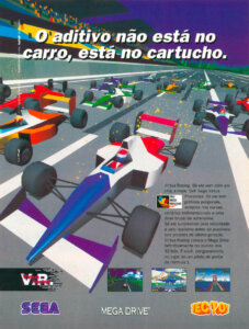 Propaganda Virtua Racing - Ação Games 64 - 1994