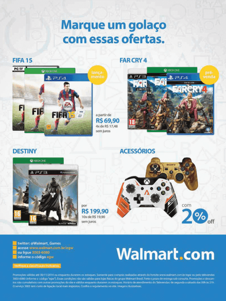 Propaganda Walmart - EGW 157 - 2014