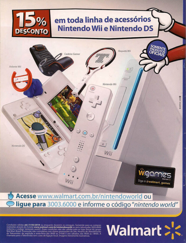 Propaganda Walmart - Nintendo World 132 - 2010
