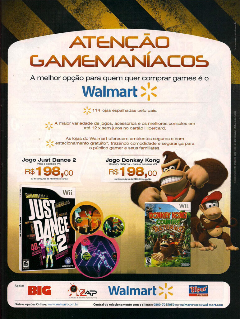 Propaganda Walmart - Nintendo World 142 - 2011