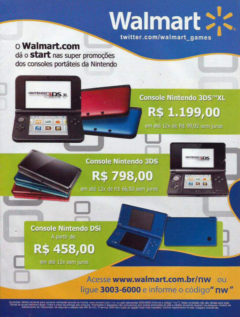 Propaganda Walmart - Nintendo World 171 - 2013