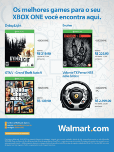 Propaganda Walmart - Revista Oficial Xbox 104 - 2015