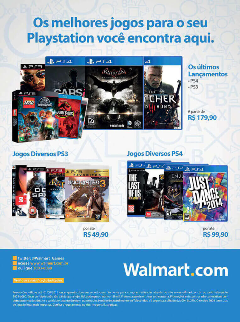 Propaganda Walmart - Revista Oficial do Brasil 207 - 2015