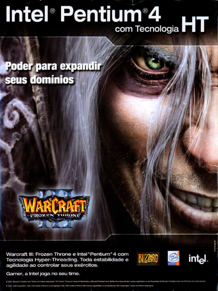 Propaganda Warcraft III Frozen Throne - EGM PC 06 - 2005