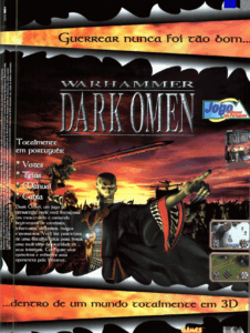 Propaganda Warhammer Dark Omen - Revista do CD-Rom 35 - 1998