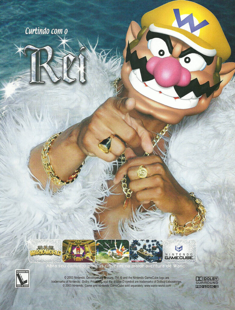 Propaganda Wario World - Nintendo World 59 - 2003