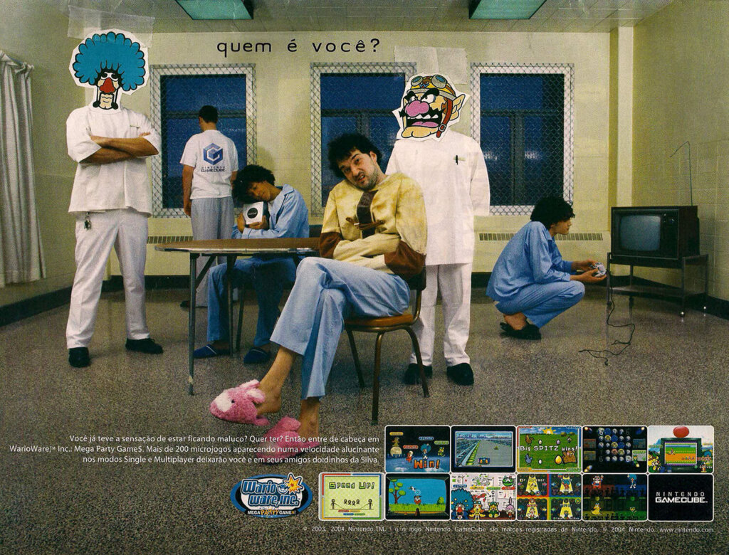 Propaganda WarioWare Inc - Nintendo World 68 - 2004