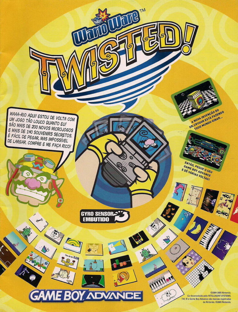 Propaganda WarioWare Twisted - Nintendo World 80 - 2005