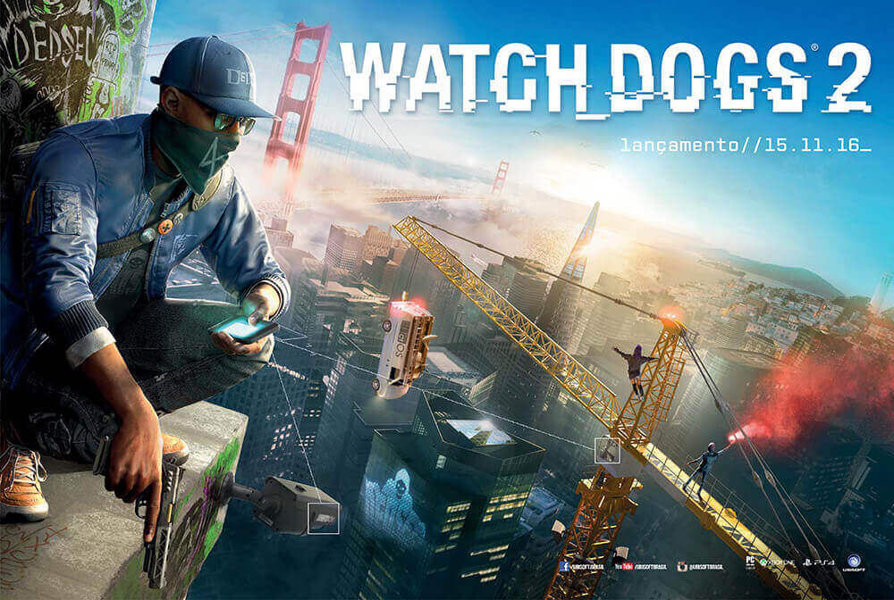 Propaganda Watch Dogs 2 - Revista PlayStation 224 - 2016