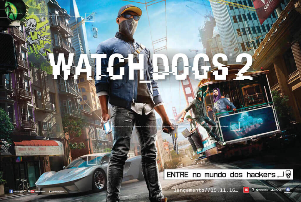 Propaganda Watch Dogs 2 - Revista PlayStation 225 - 2016