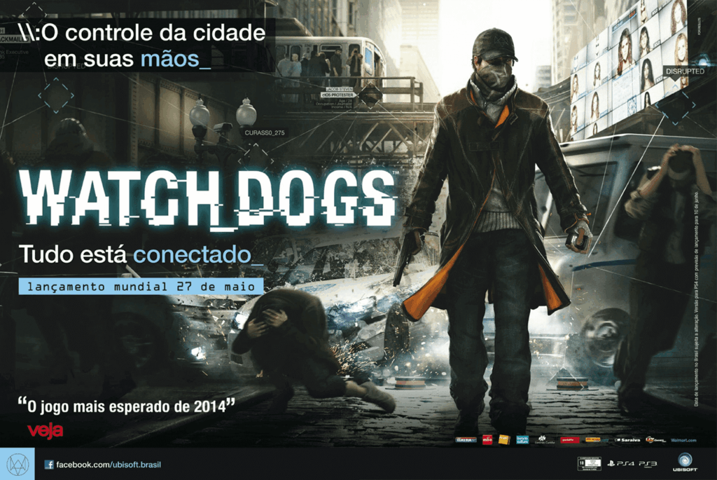 Propaganda Watch Dogs - PlayStation 192 - 2014