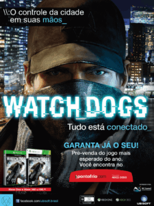 Propaganda Watch Dogs (Pontofrio.com) - Revista Oficial Xbox 93 - 2014