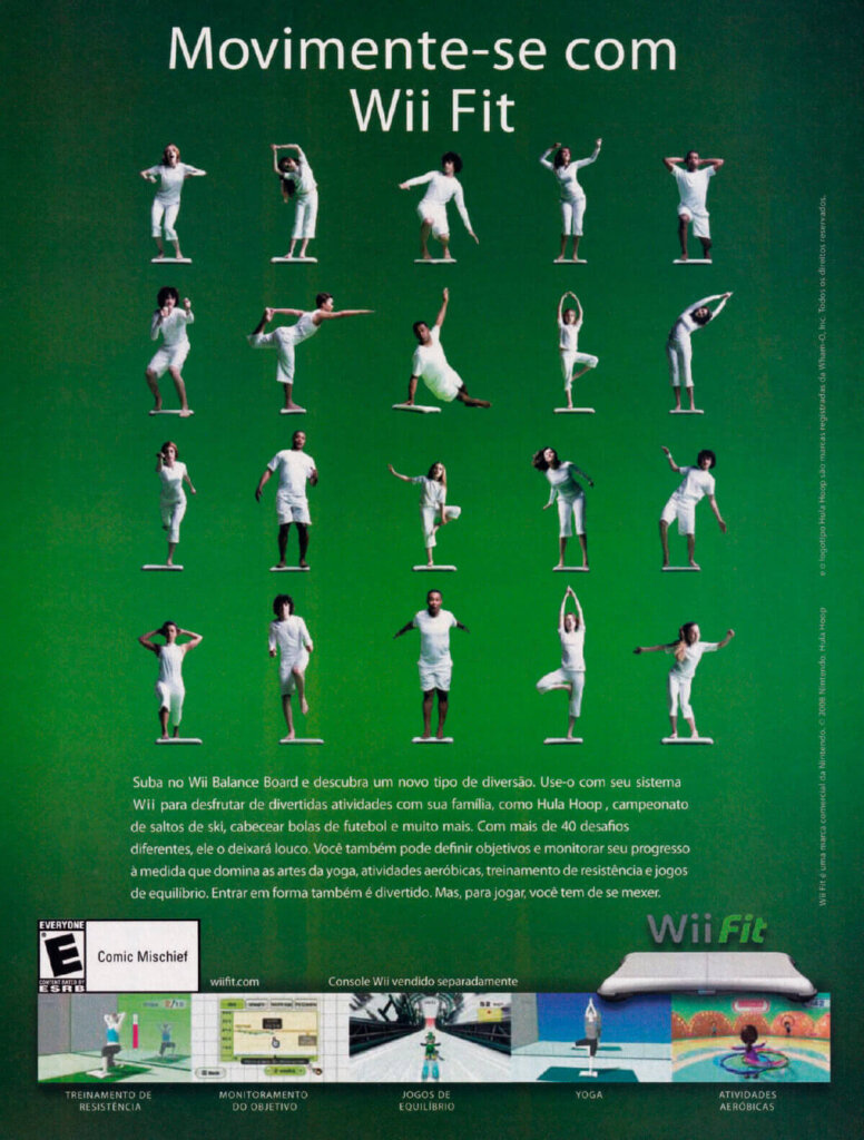 Propaganda Wii Fit - Nintendo World 112 - 2008