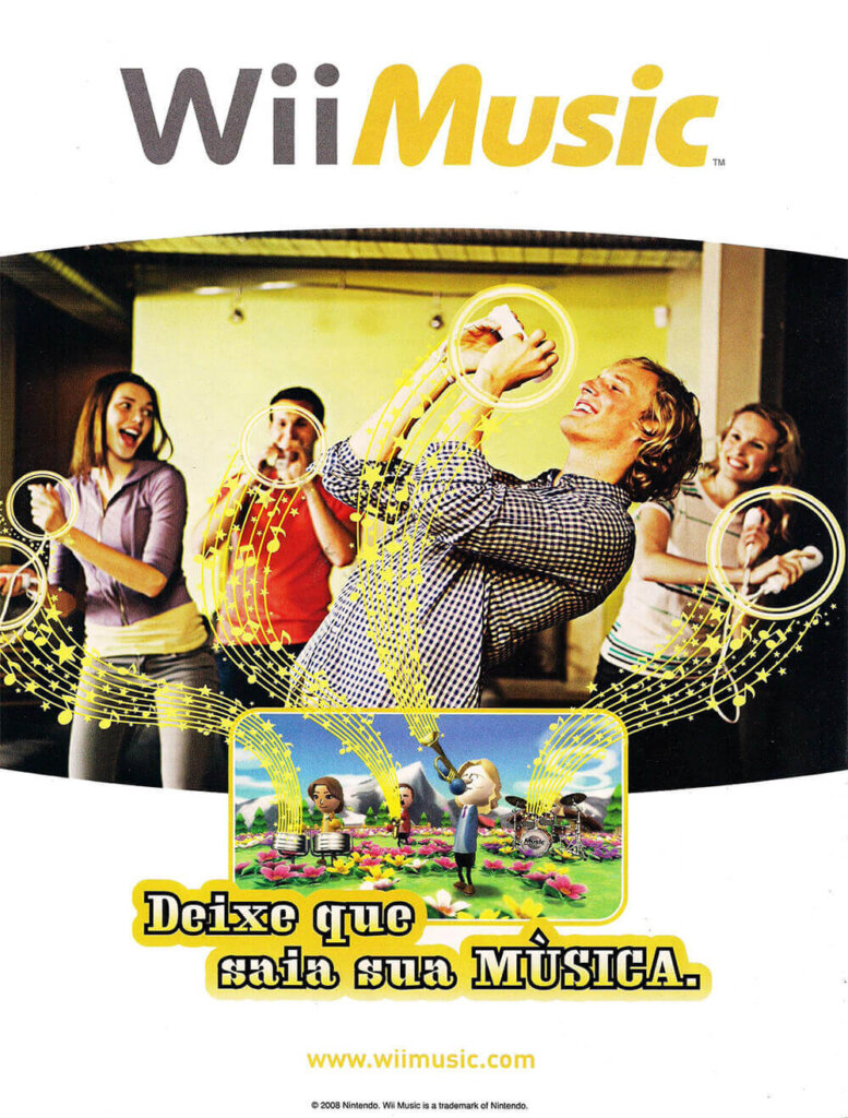 Propaganda Wii Music - NGamer Brasil 18 - 2008