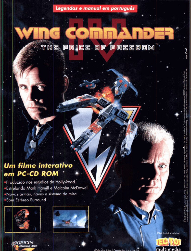Propaganda Wing Commander IV: The Price of Freedom - Revista do CD-Rom 13 - 1996