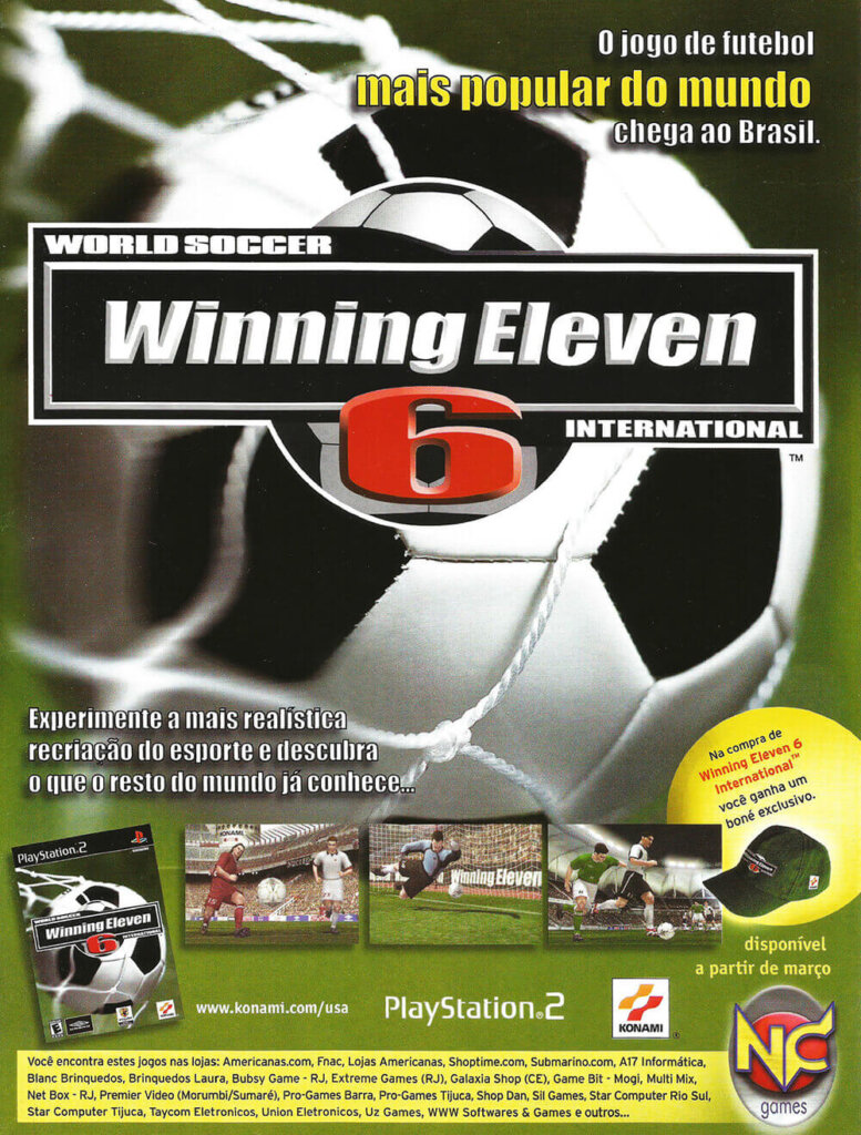 Propaganda Winning Eleven 6 - EGM Brasil 12 - 2003