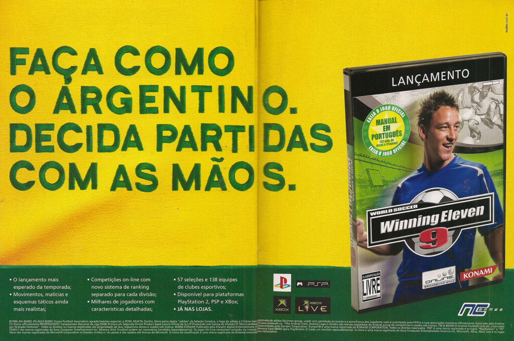 Propaganda Winning Eleven 9 - Dicas & Truques para PlayStation 86 - 2006