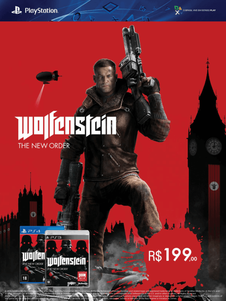Propaganda Wolfenstein: The New Order - PlayStation 192 - 2014