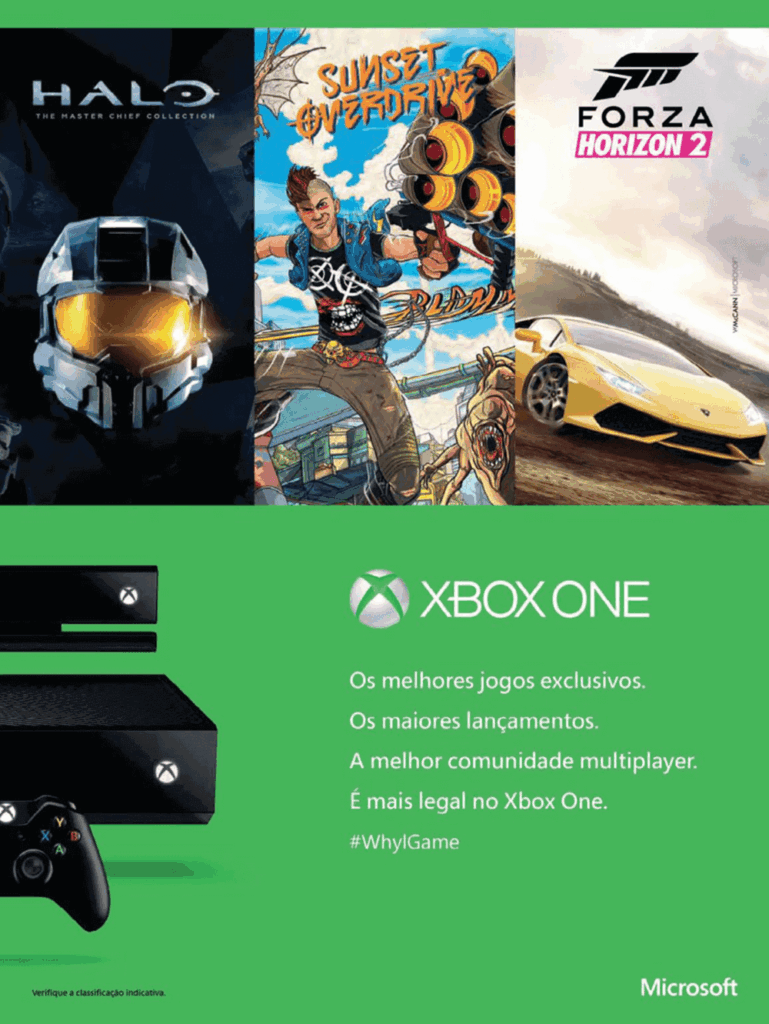 Propaganda Xbox One - Revista Oficial Xbox 100 - 2014